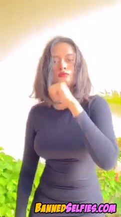 Adrianna Quick Tease Shy Babe On Tiktok Bannedselfies