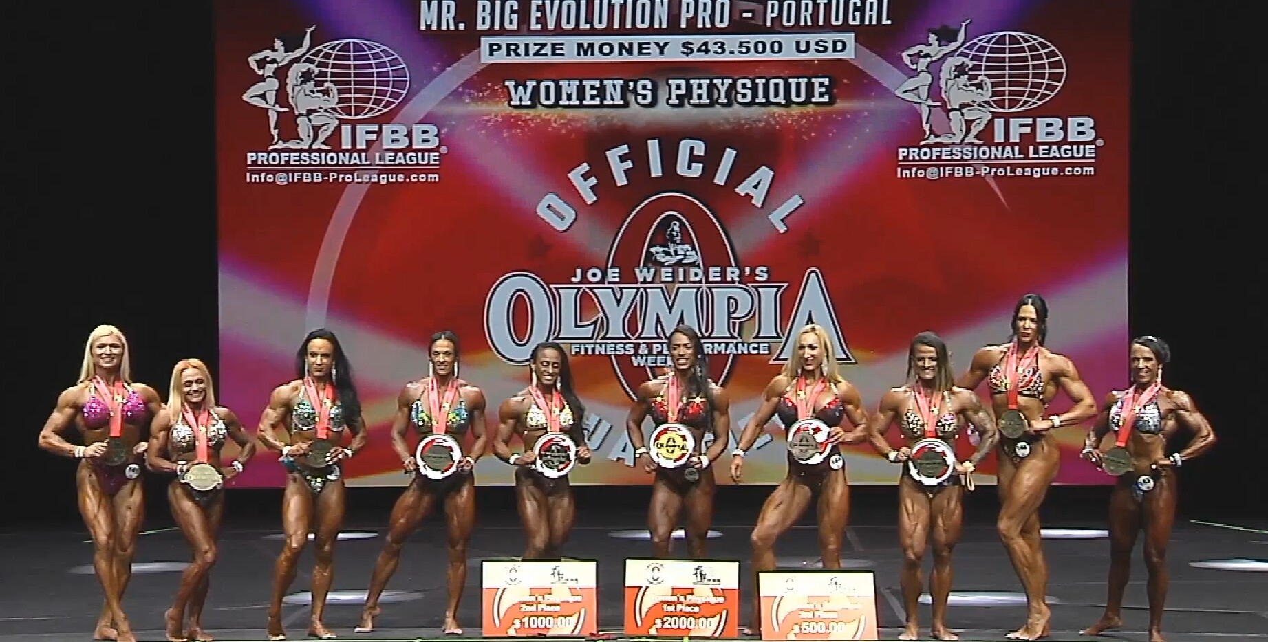 Physique winners
