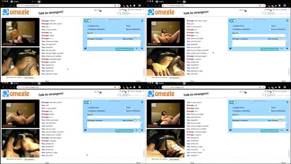 Sexy Milf Fingers Herself Orgasms⁄cums To Big Black Dick On Omegle