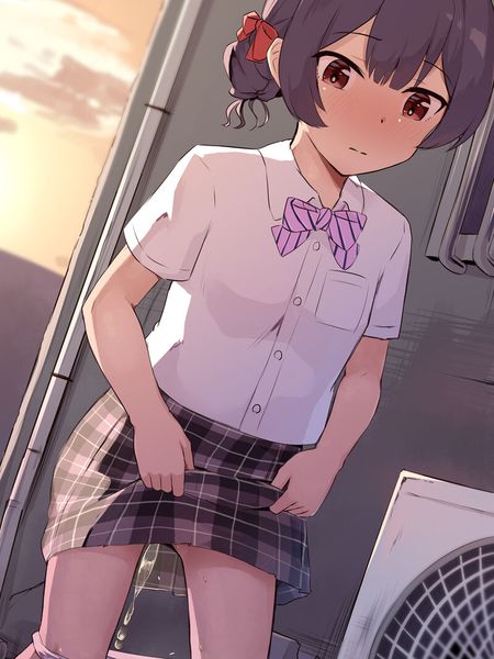 路地裏でこっそりおしっこする凛世