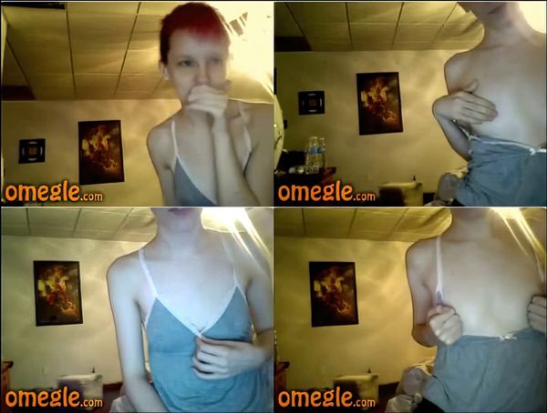 Omegle Short Skinny Girl Watches Me And Reveals Nipples In Return