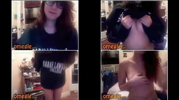 Horny College Chick Showing On Omegle