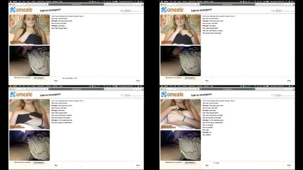 Omegle Teen Shows Tits –