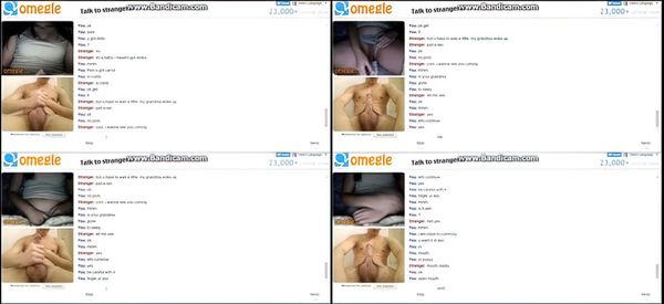 Omegle Busty Babe Playing With Comb