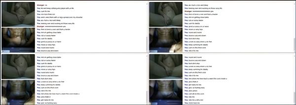 Omegle Chronicles Teen Plays While I Cum