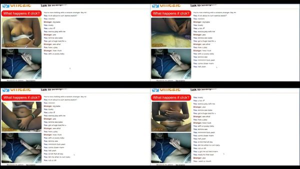 Omegle 4 Hot Ebony Girl Makes Me Cum With Tits And Pussy