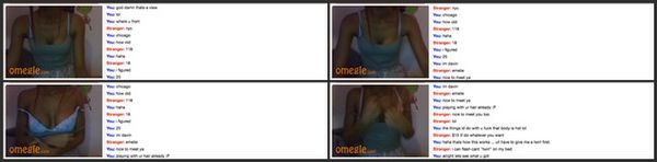 21 Years Old Teen Shows Tits On Omegle